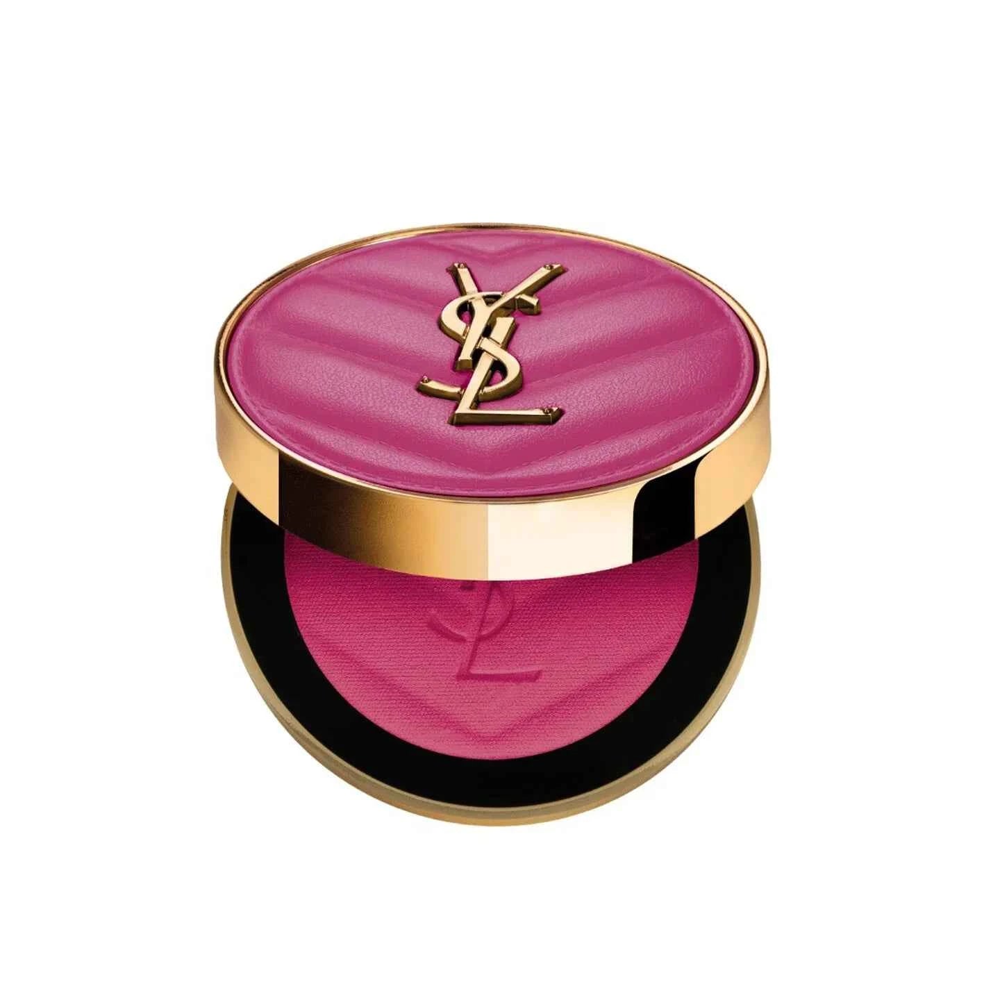 YSL Yves Saint Laurent Make Me Blush 24H Buildable Powder Blush - Shade - 3 Mischievous Magenta - Pop of Bright Pink - The Powder Room