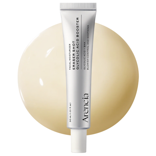 Arencia Eraser Shot Glycolic Acid Booster daily clarifying multi acid formula smoother skin