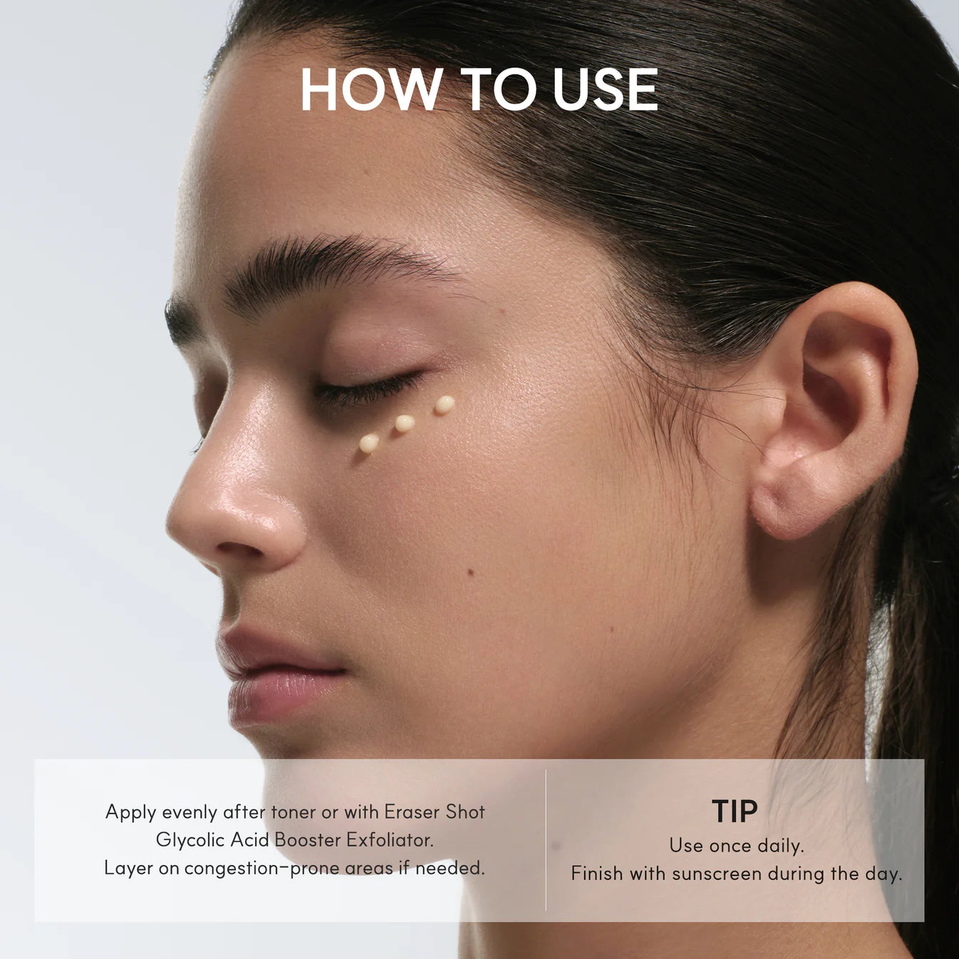 Arencia Eraser Shot Glycolic Acid Booster daily clarifying multi acid formula smoother skin