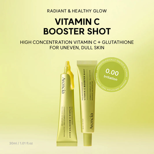 Arencia Vitamin C Booster Shot Pure Vitamin C Glutathione brightening serum healthy glow
