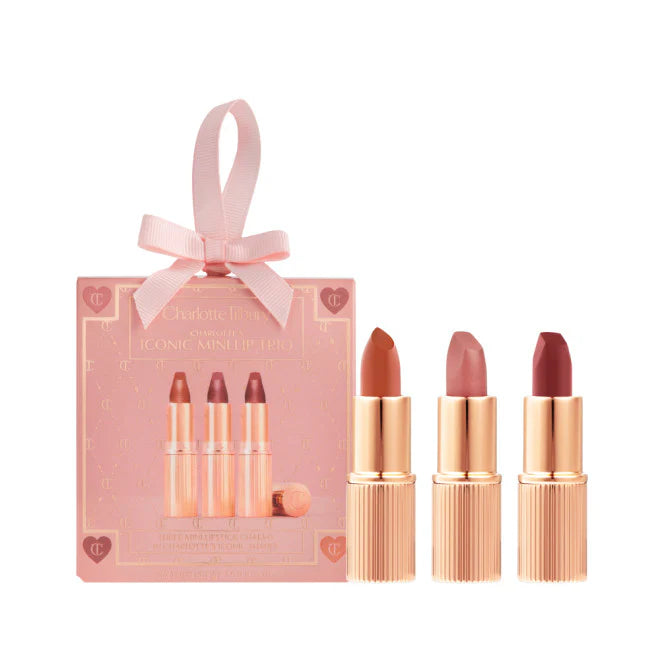 Charlotte Tilbury Iconic Mini Lip Trio - The Powder Room
