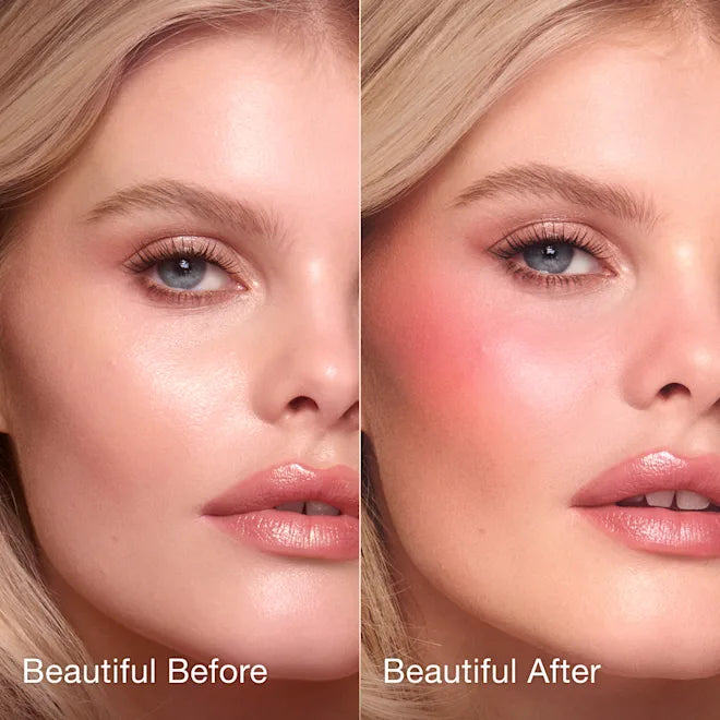 Charlotte Tilbury Pillow Talk Beauty Soulmates Palette Flawless Pink heart-shaped brightening powder matte blush limited edition
