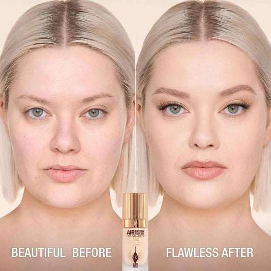 Charlotte Tilbury Airbrush Flawless Blurring & Matte Full Coverage Foundation – 2N