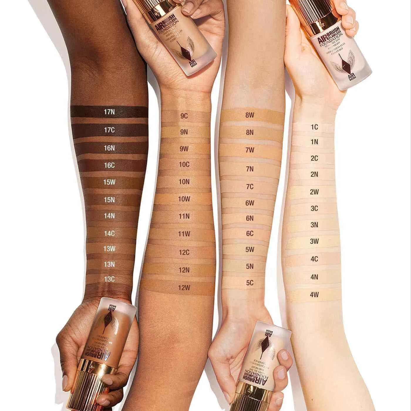 Charlotte Tilbury Airbrush Flawless Blurring & Matte Full Coverage Foundation – 4N