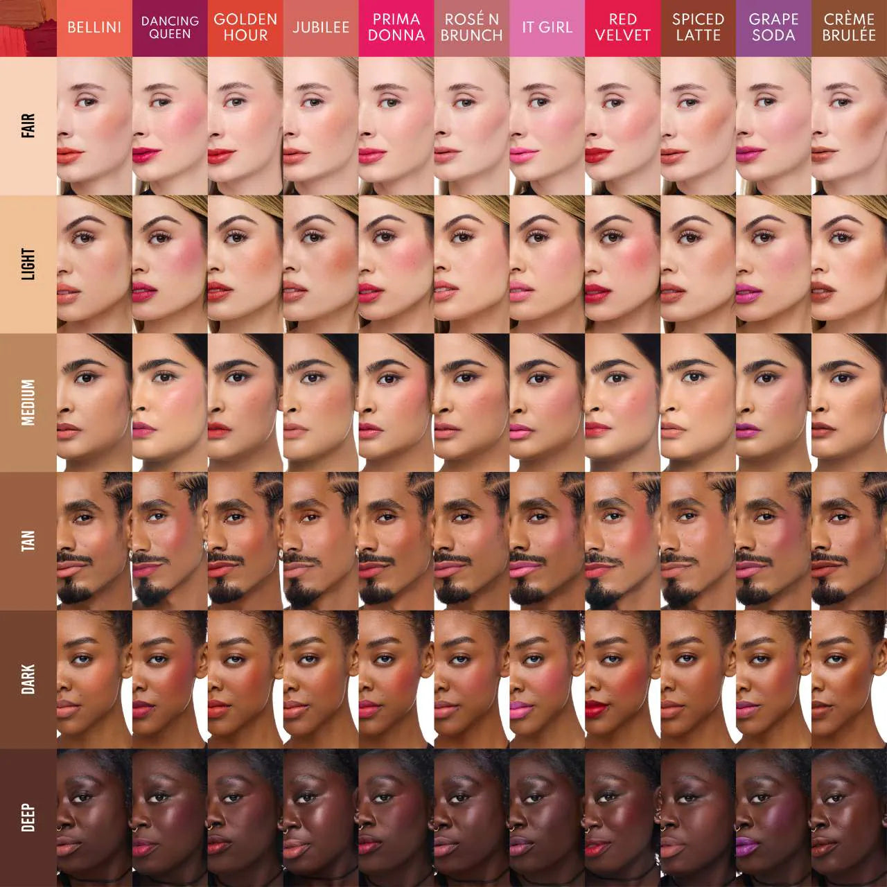 Danessa Myricks Beauty Yummy Skin Blurring Balm Powder Flushed Rosé N Brunch mini matte cheek and lip color