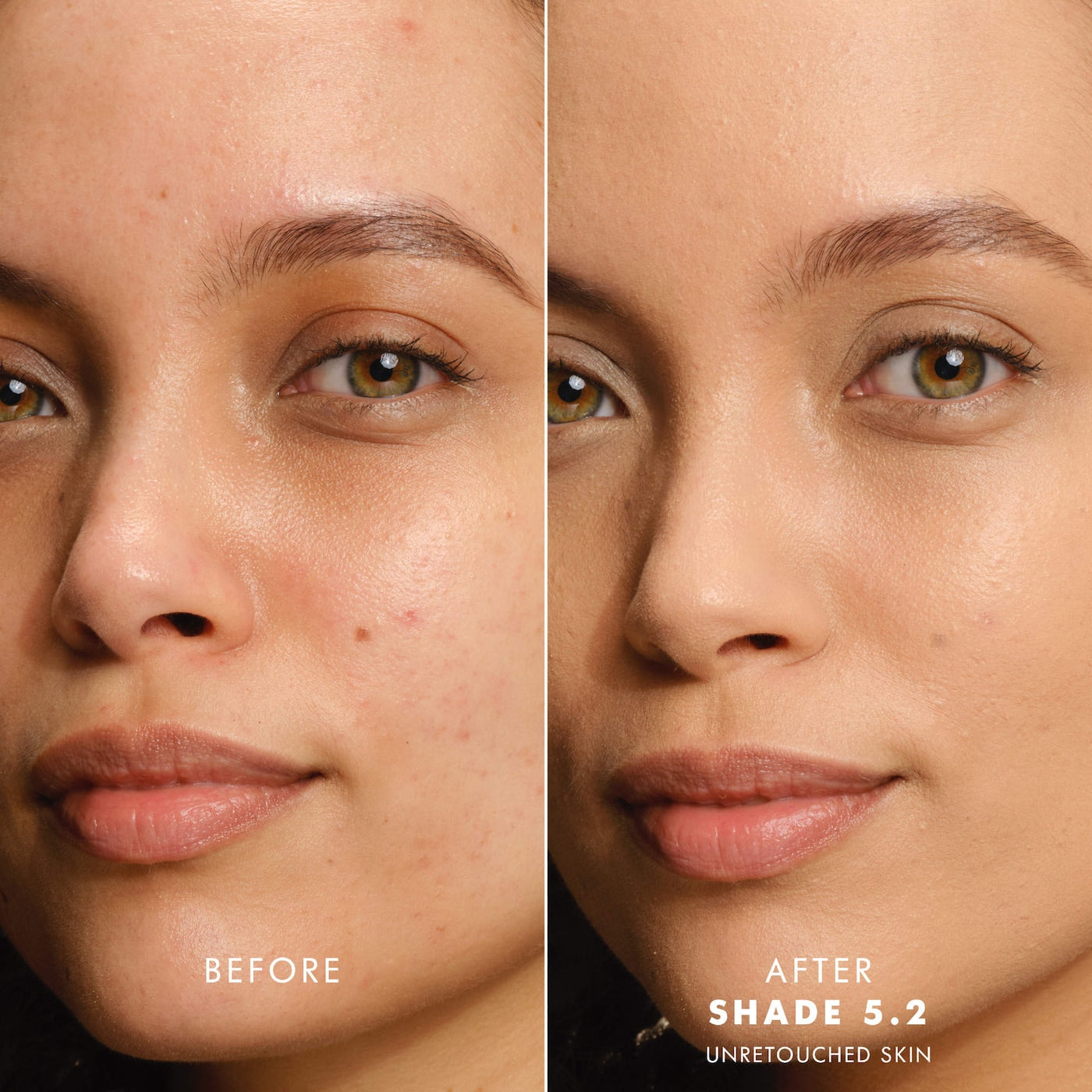 Giorgio Armani Luminous Silk Natural Glow Blurring Liquid Foundation shade 5.2 light medium warm peach undertone 24 hour wear natural glow finish
