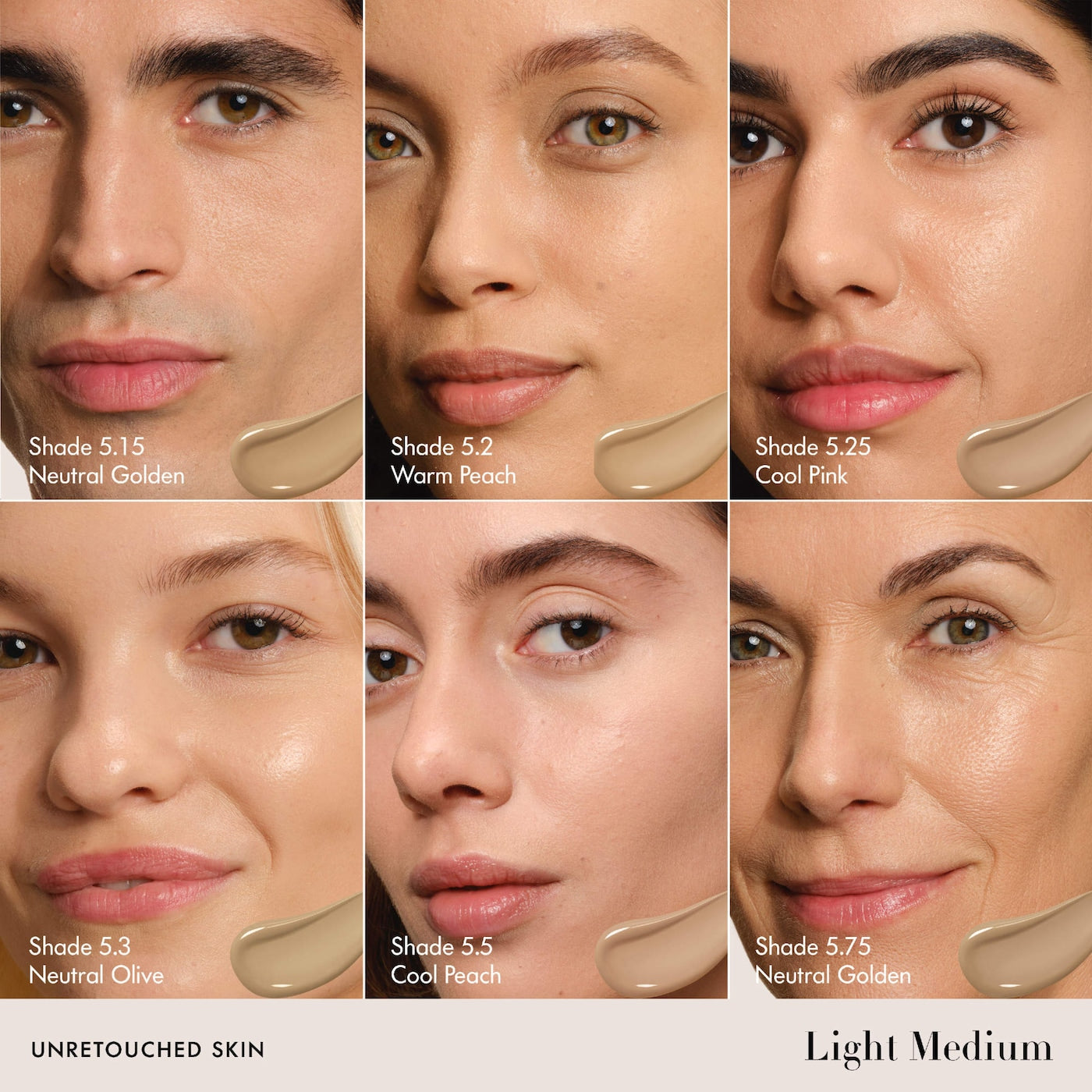 Giorgio Armani Luminous Silk Natural Glow Blurring Liquid Foundation shade 5.2 light medium warm peach undertone 24 hour wear natural glow finish