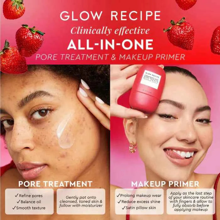 Glow Recipe Strawberry BHA Pore-Smooth Blur Drops - The Powder Room