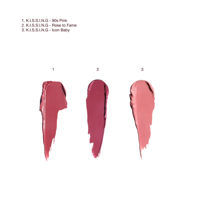 Charlotte Tilbury Hollywood Iconic Mini Lip Trio Travel Size Lip Kit - The Powder Room