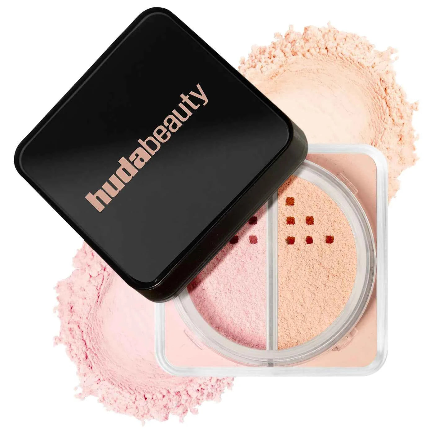 HUDA BEAUTY Easy Bake Loose Powder Brightening + Correcting Duo - Cherry Peach - The Powder Room