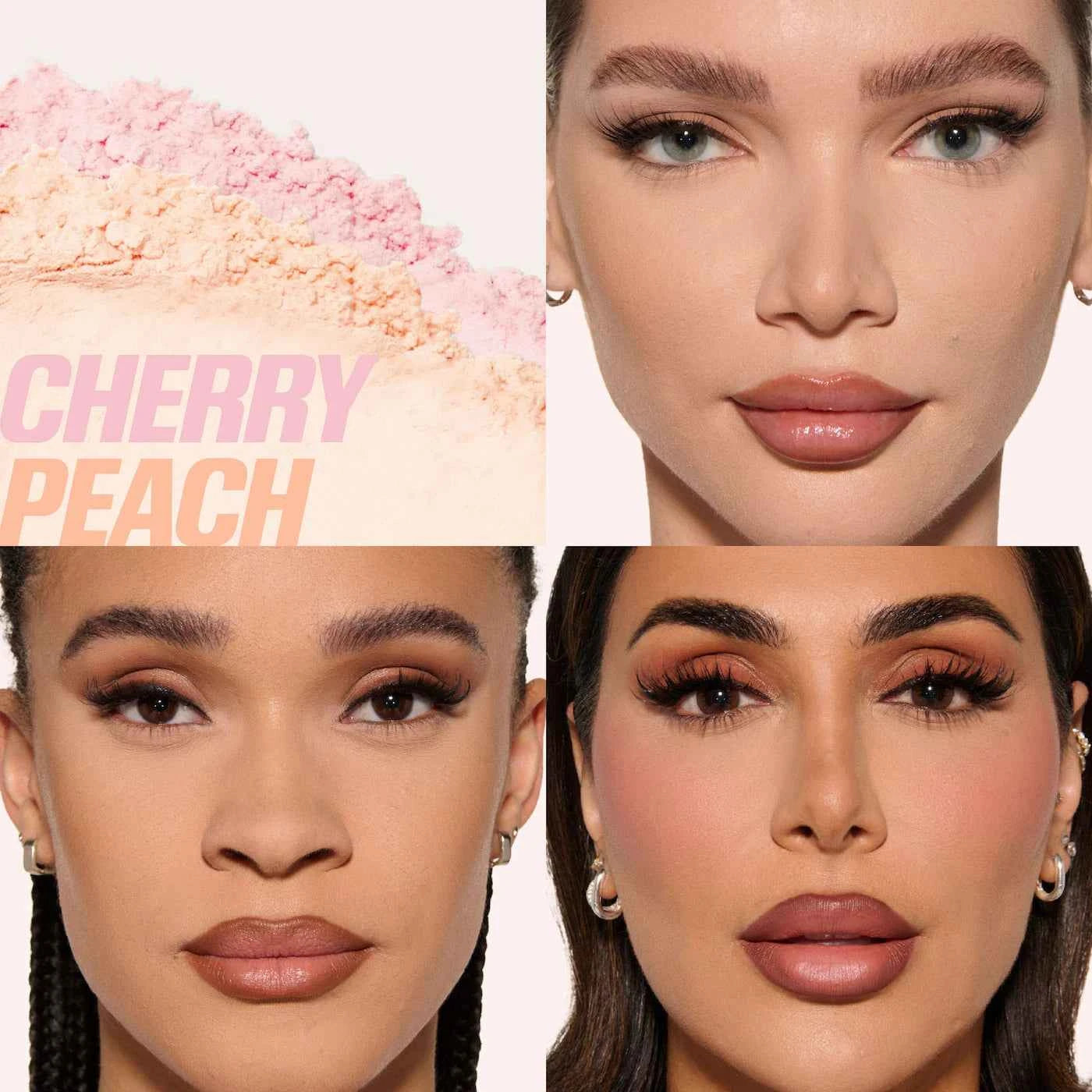 HUDA BEAUTY Easy Bake Loose Powder Brightening + Correcting Duo - Cherry Peach - The Powder Room