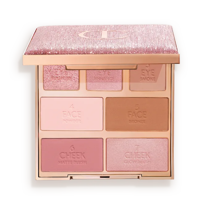Charlotte Tilbury Hollywood Instant Look in a Palette Pretty Glowing Beauty 5 minute face red carpet glow