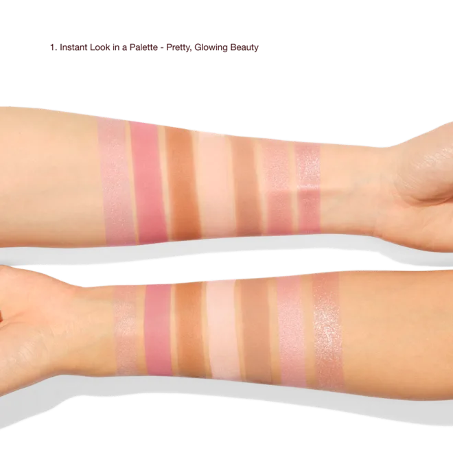 Charlotte Tilbury Hollywood Instant Look in a Palette Pretty Glowing Beauty 5 minute face red carpet glow