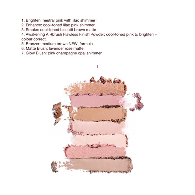 Charlotte Tilbury Hollywood Instant Look in a Palette Pretty Glowing Beauty 5 minute face red carpet glow