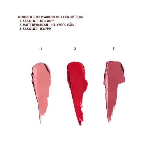 Charlotte Tilbury - ICONIC Mini Lip Trio - The Powder Room