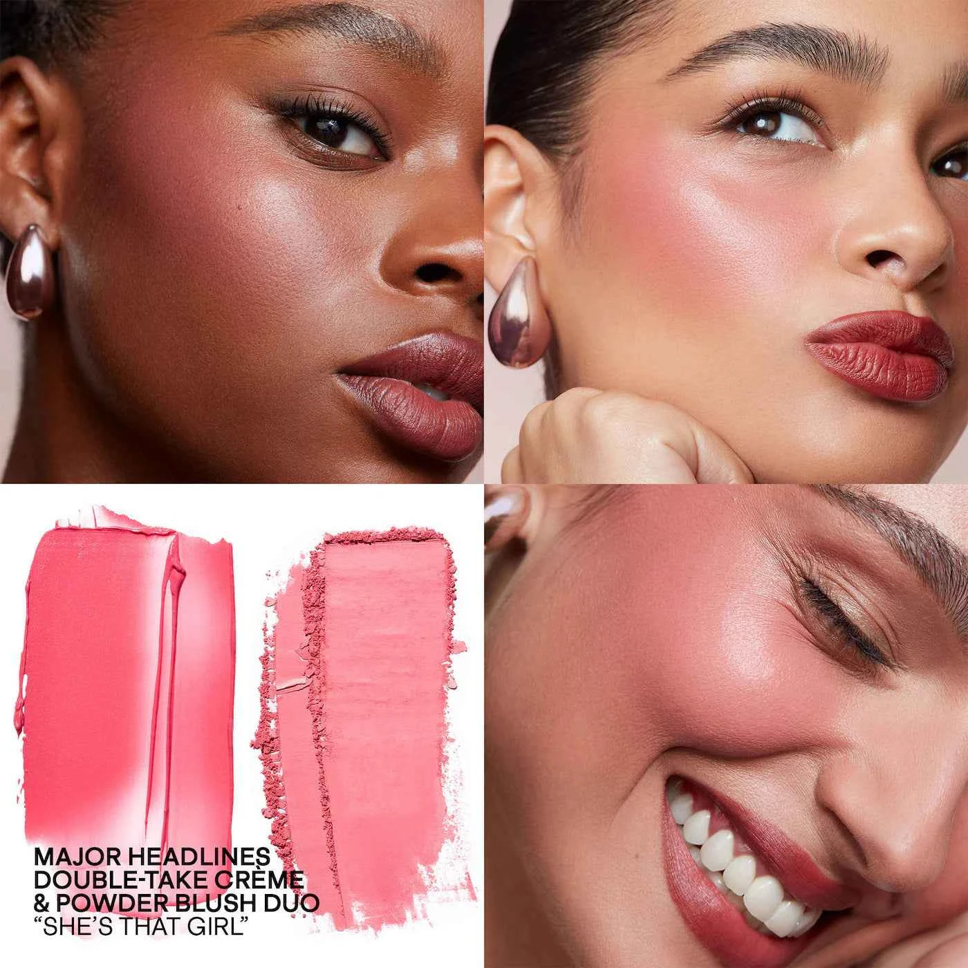 PATRICK TA Mini Major Headlines Double-Take Crème & Powder Blush Duo She’s That Girl rosy pink blush
