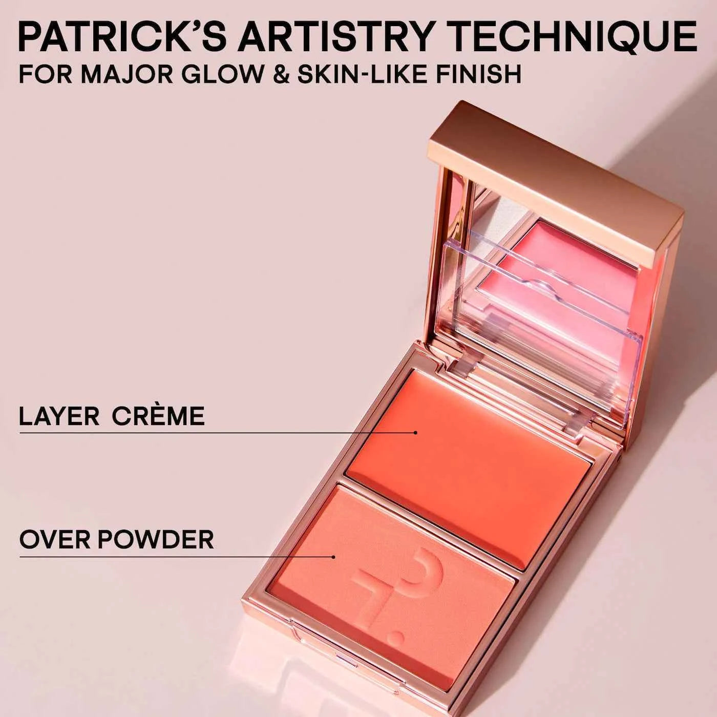 PATRICK TA Mini Major Headlines Double-Take Crème & Powder Blush Duo - She's That Girl - The Powder Room