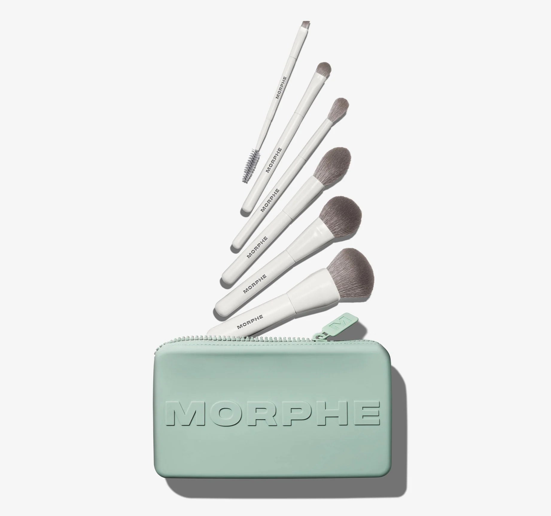 Morphe Along for the Glide 6-Piece Travel Brush Set travel makeup brushes
