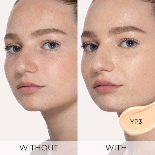 NATASHA DENONA Hy-Glam Foundation YP3 Light Yellow 30ml hydrating luminous serum foundation