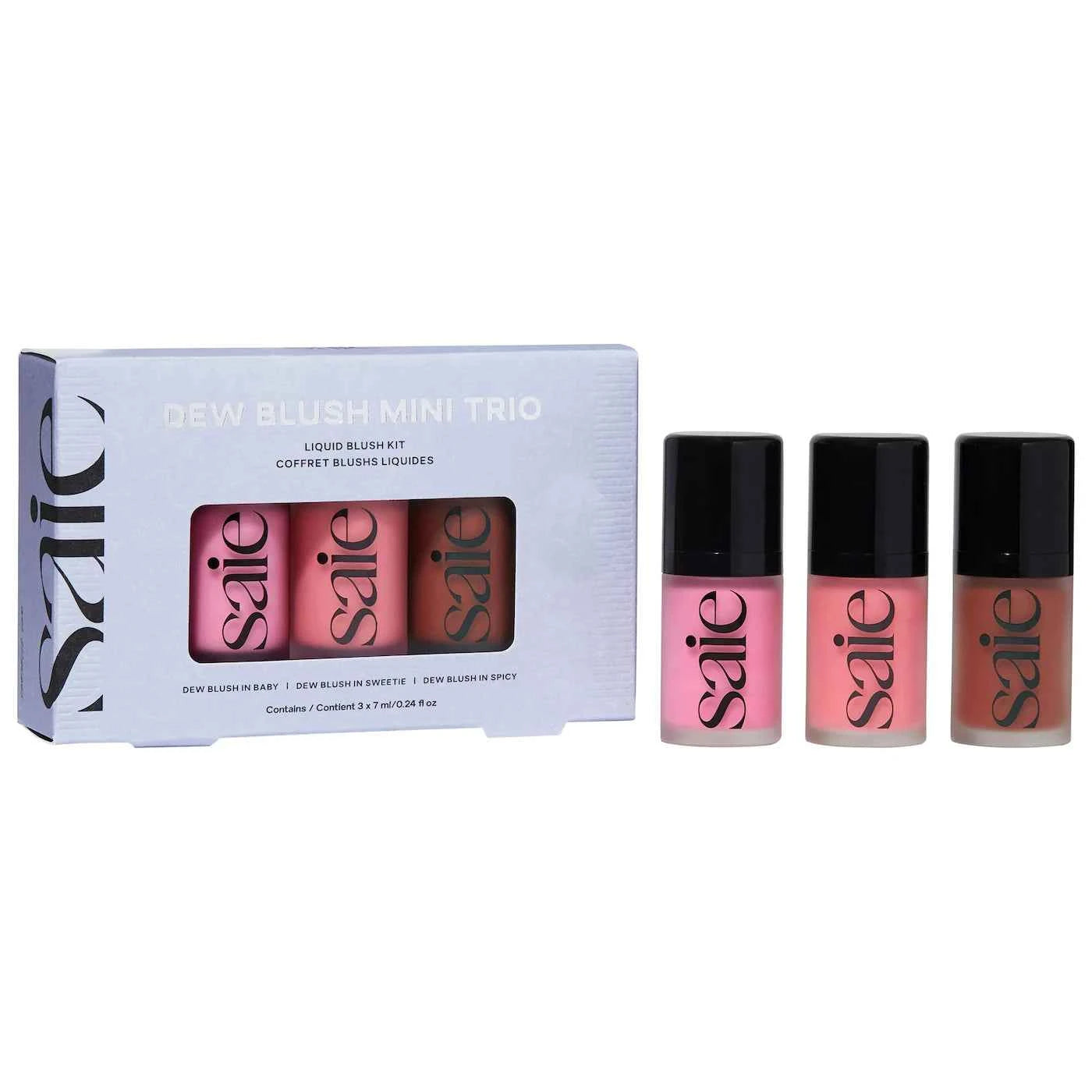 Saie Mini Dew Blush Trio Gift Set - The Powder Room