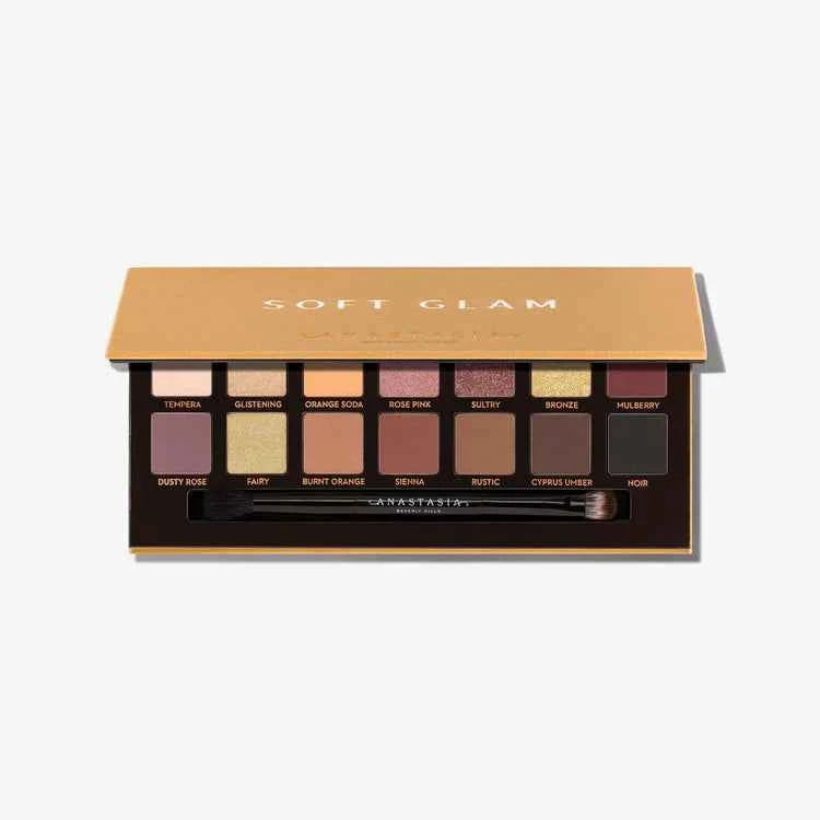 Anastasia Beverly Hills Soft Glam Eyeshadow Palette with neutral matte and shimmer shades