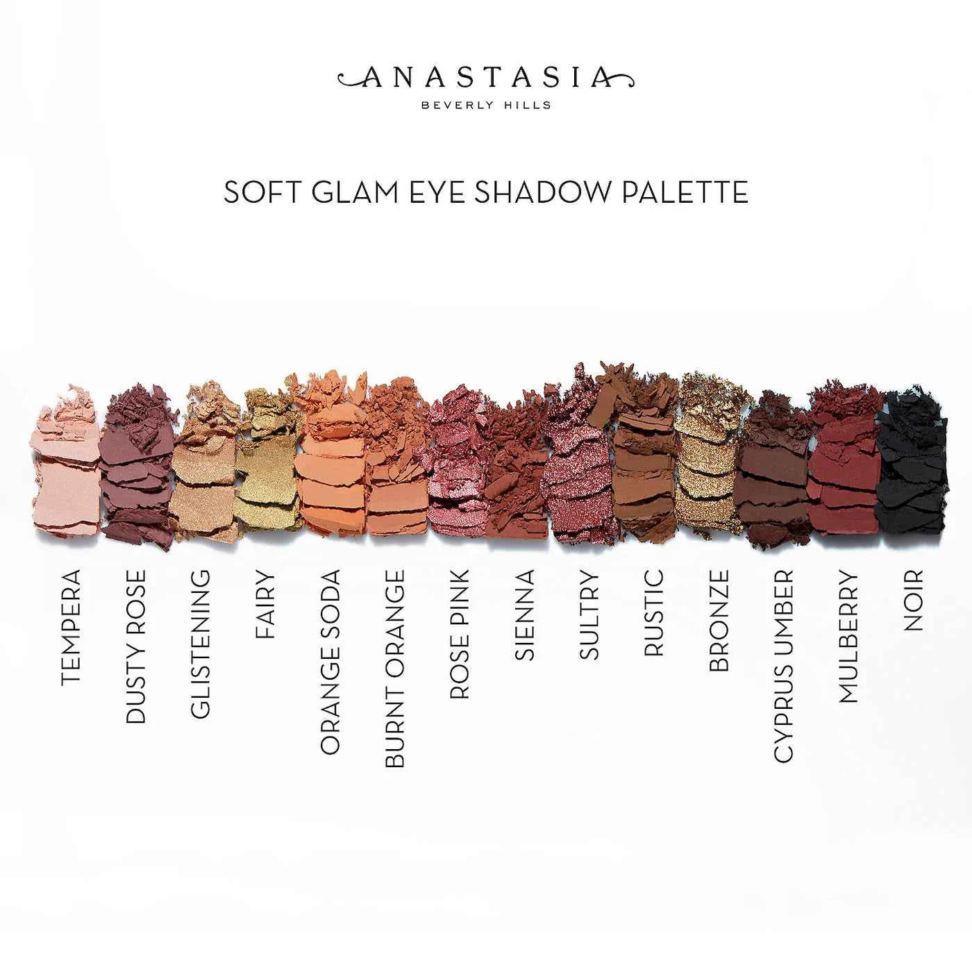 Anastasia Beverly Hills Soft Glam Eyeshadow Palette with neutral matte and shimmer shades