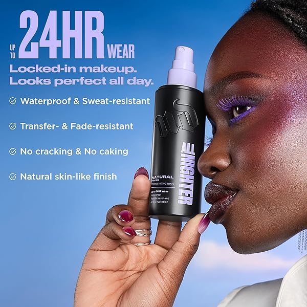 Urban Decay All Nighter Setting Spray Natural Finish 118ml award winning long wear makeup setting spray
