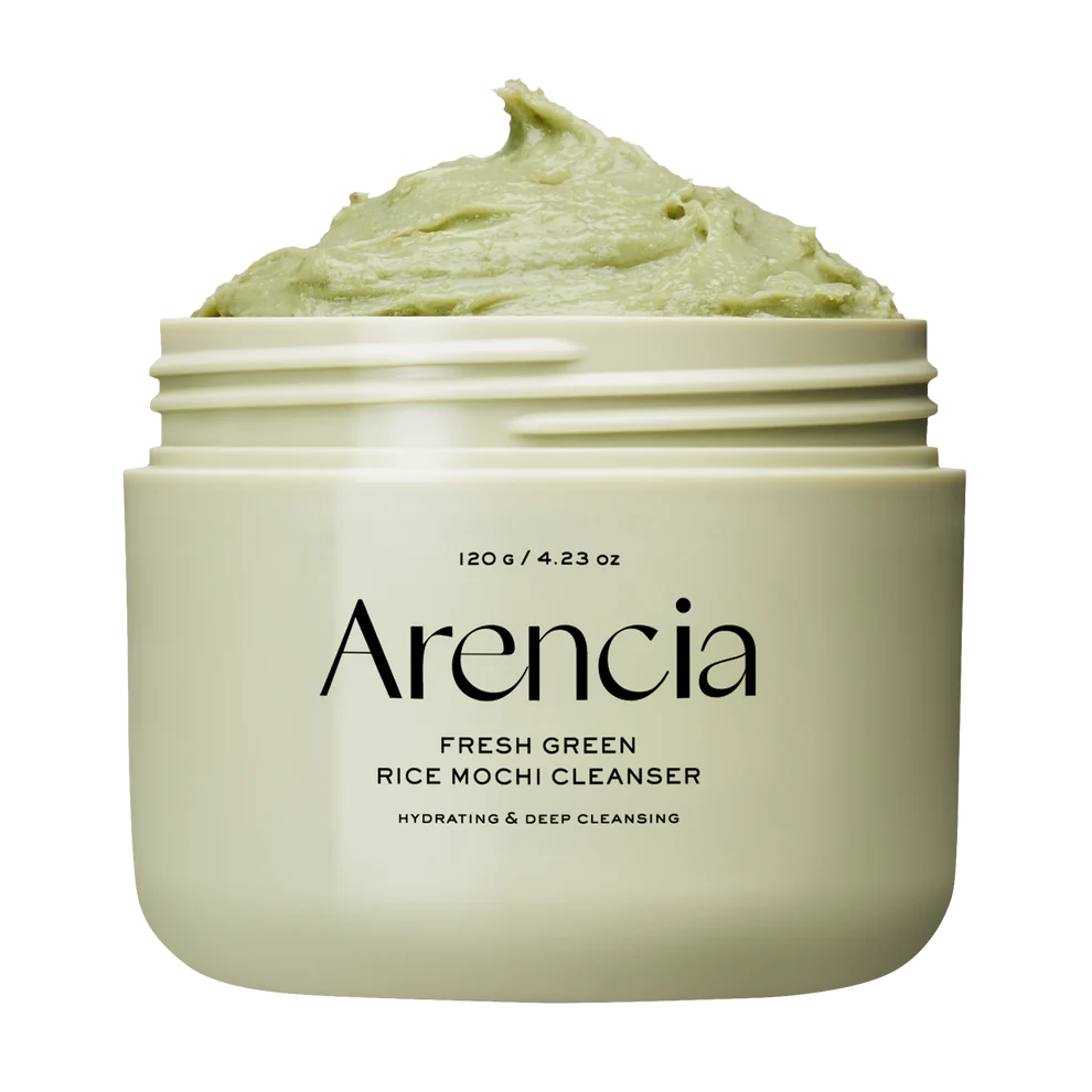 Arencia Fresh Green Rice Mochi Cleanser, Gentle Daily Cleanser for Acne-Prone Skin - The Powder Room