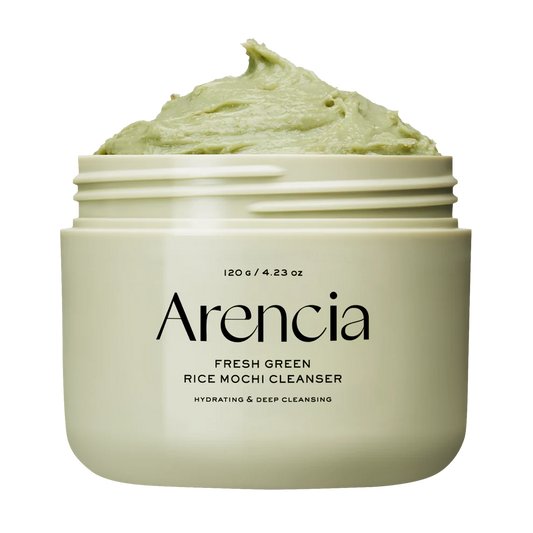 Arencia Fresh Green Rice Mochi Cleanser, Gentle Daily Cleanser for Acne-Prone Skin - The Powder Room