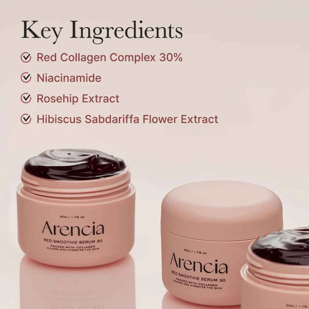 Arencia Overnight Red Smoothie Face Mask Serum - The Powder Room