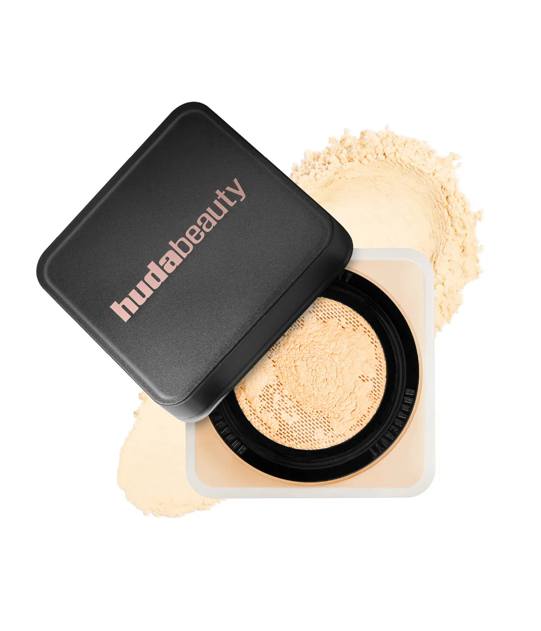 Huda Beauty Easy Bake Loose Baking and Setting Powder loose setting powder packaging
