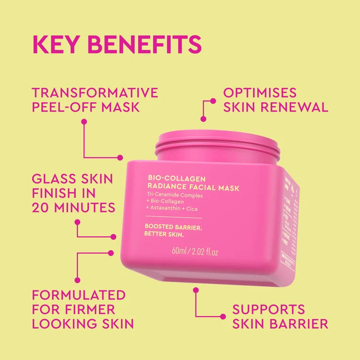 BYOMA Bio-Collagen Radiance Facial Mask hydrating glow face mask