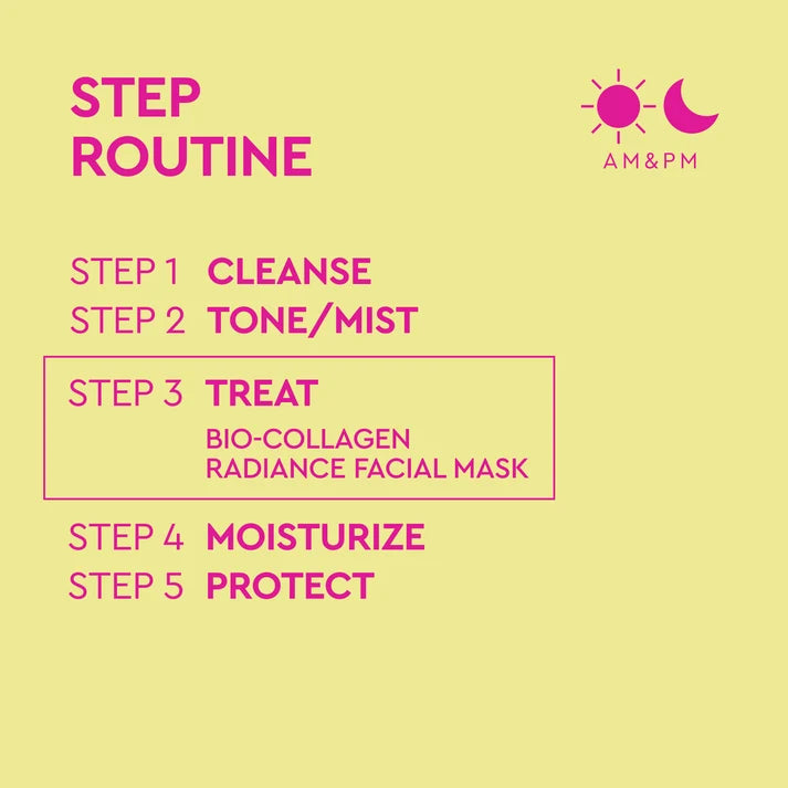 BYOMA Bio-Collagen Radiance Facial Mask hydrating glow face mask