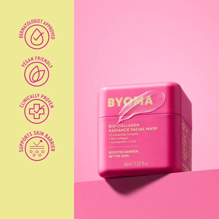 BYOMA Bio-Collagen Radiance Facial Mask hydrating glow face mask