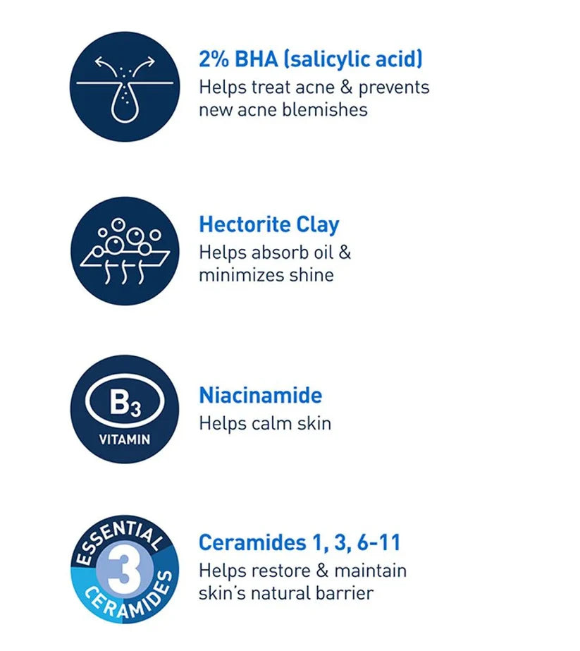 Cerave Acne Control Face Cleanser - 237 ml - The Powder Room