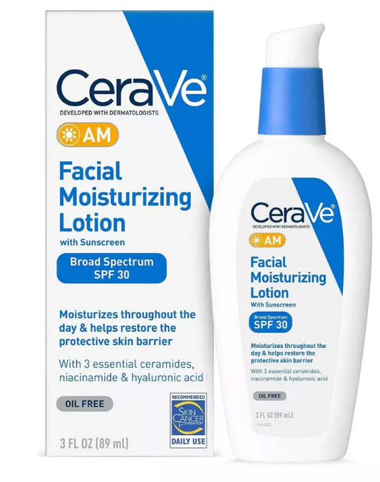 CeraVe AM Moisturizing Lotion - 89 ml - The Powder Room
