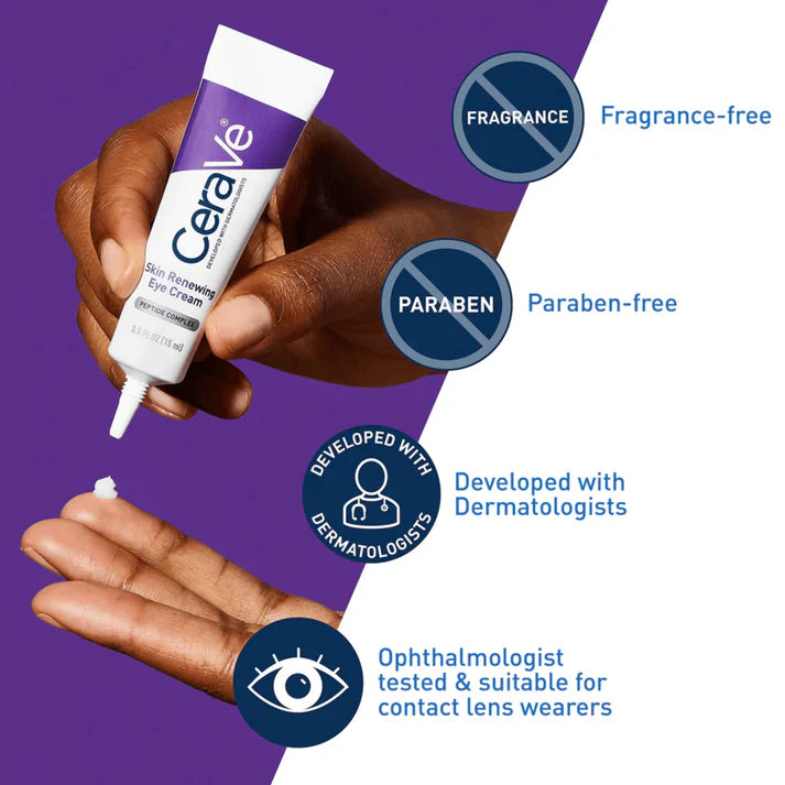 CeraVe Skin Renewing Eye Cream - 15 ml - The Powder Room