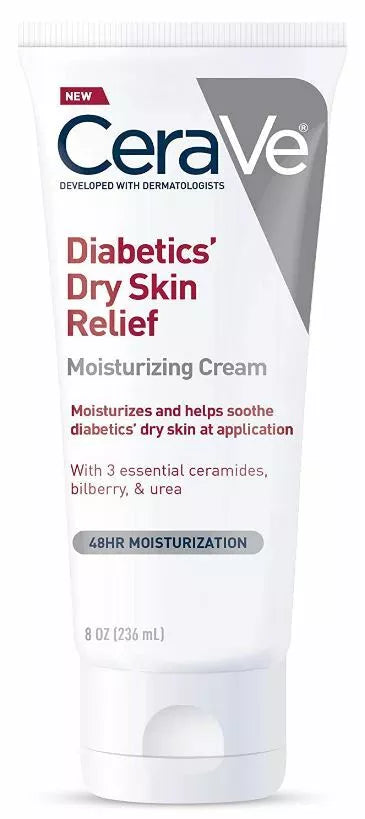 Cerave Diabetics Dry Skin Relief Moisturising Cream - 236ml - The Powder Room