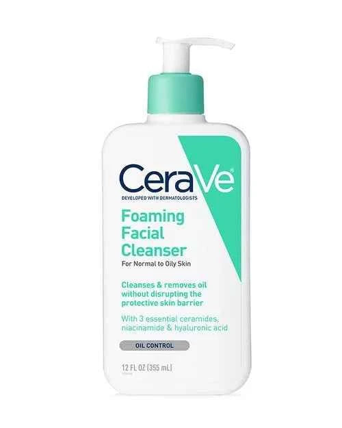CeraVe Foaming Facial Cleanser - For Normal to Oily Skin 12 fl.oz - The Powder Room
