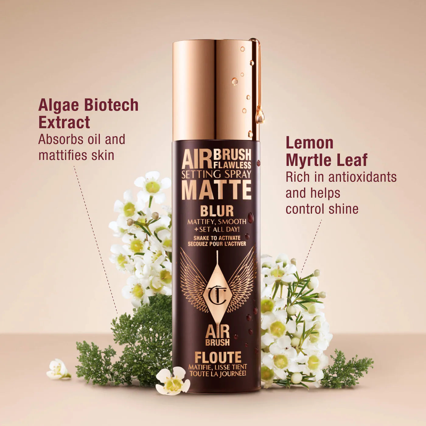 Charlotte Tilbury Airbrush Flawless Matte Blurring Waterproof Setting Spray 100ml