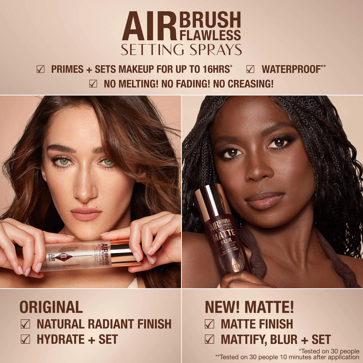 Charlotte Tilbury Airbrush Flawless Matte Blurring Waterproof Setting Spray 100ml