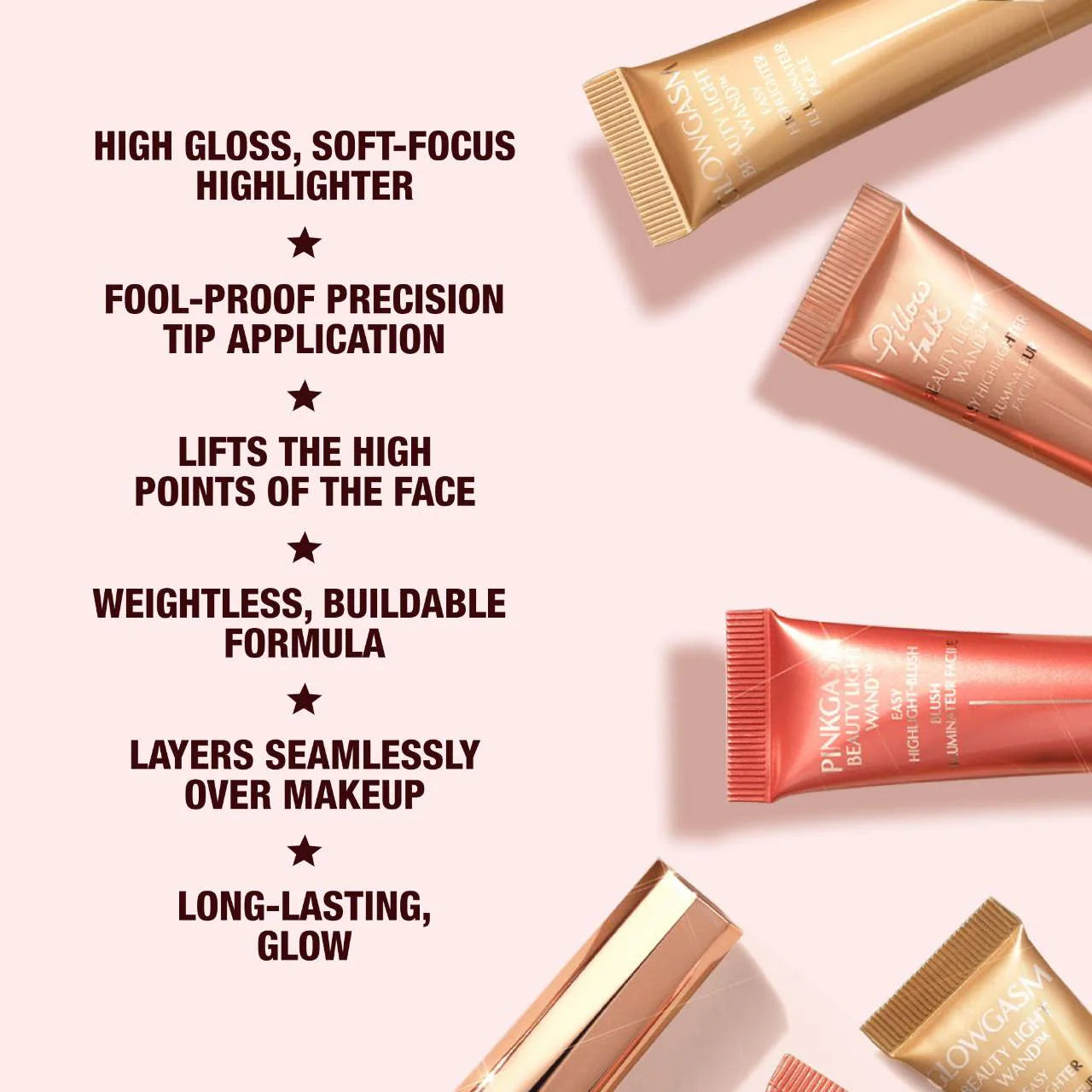 Charlotte Tilbury Beauty Light Highlighter Wand Pinkgasm