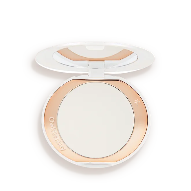 Charlotte Tilbury Airbrush Brightening Flawless Finish Fair Medium translucent brightening powder Vitamin C hyaluronic acid vegan collagen