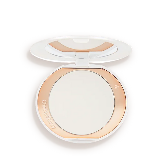 Charlotte Tilbury Airbrush Brightening Flawless Finish Fair Medium translucent brightening powder Vitamin C hyaluronic acid vegan collagen
