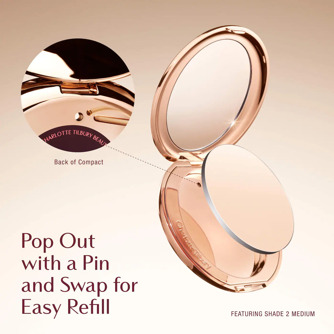 Charlotte Tilbury Airbrush Flawless Finish Compact Powder – Fair