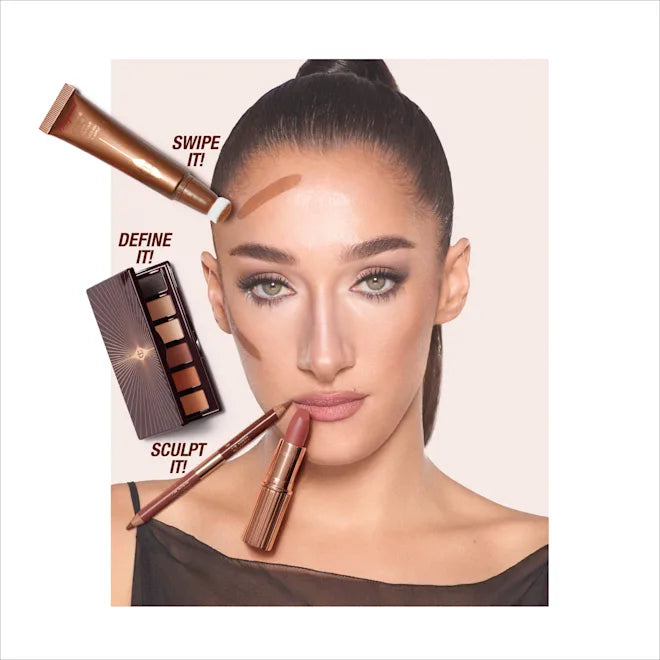 Charlotte Tilbury The Super Nudes Duo Liner Nude Brown dual ended eyeliner nude brightener deep brown definer eye makeup