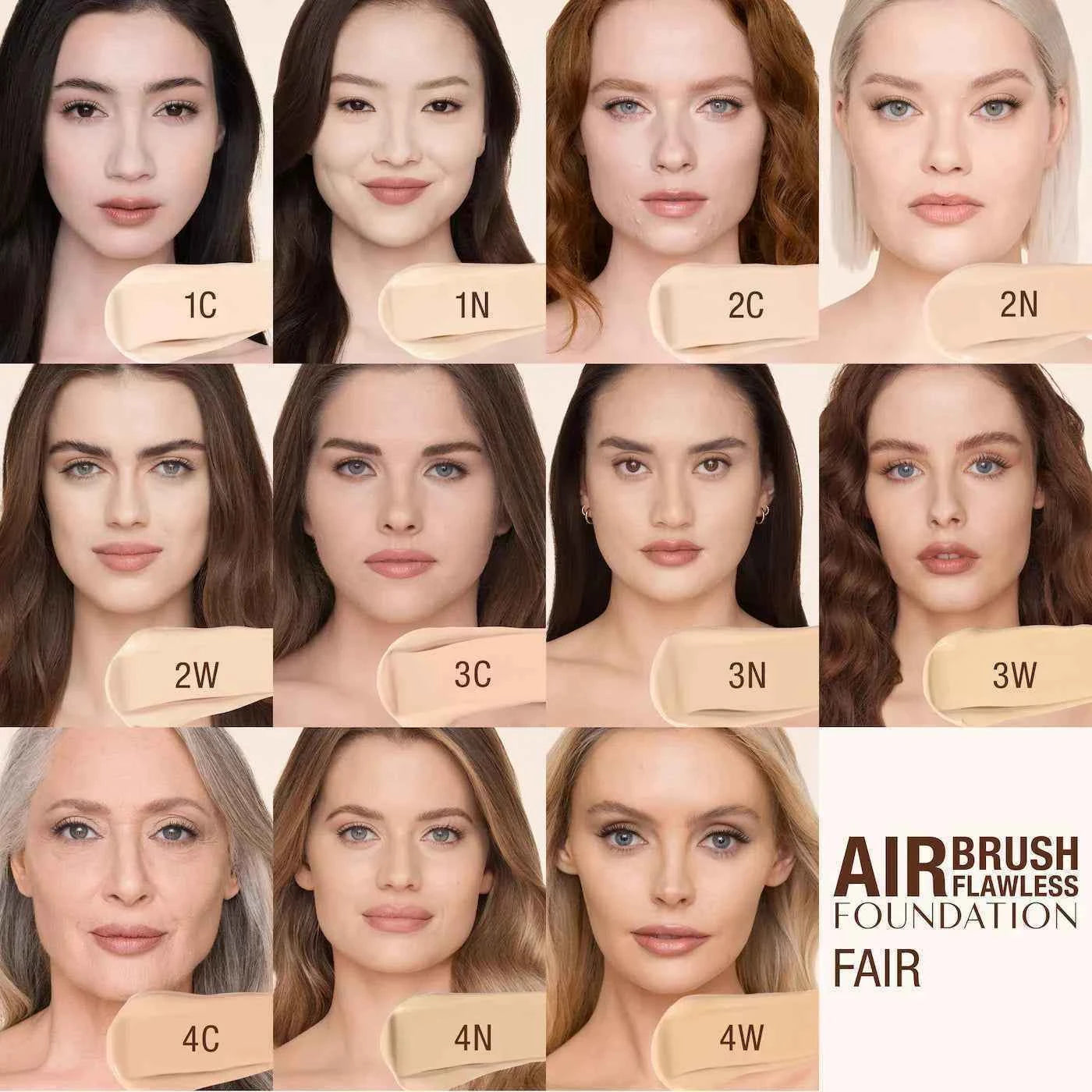 Charlotte Tilbury Airbrush Flawless Blurring & Matte Full Coverage Foundation – 4N
