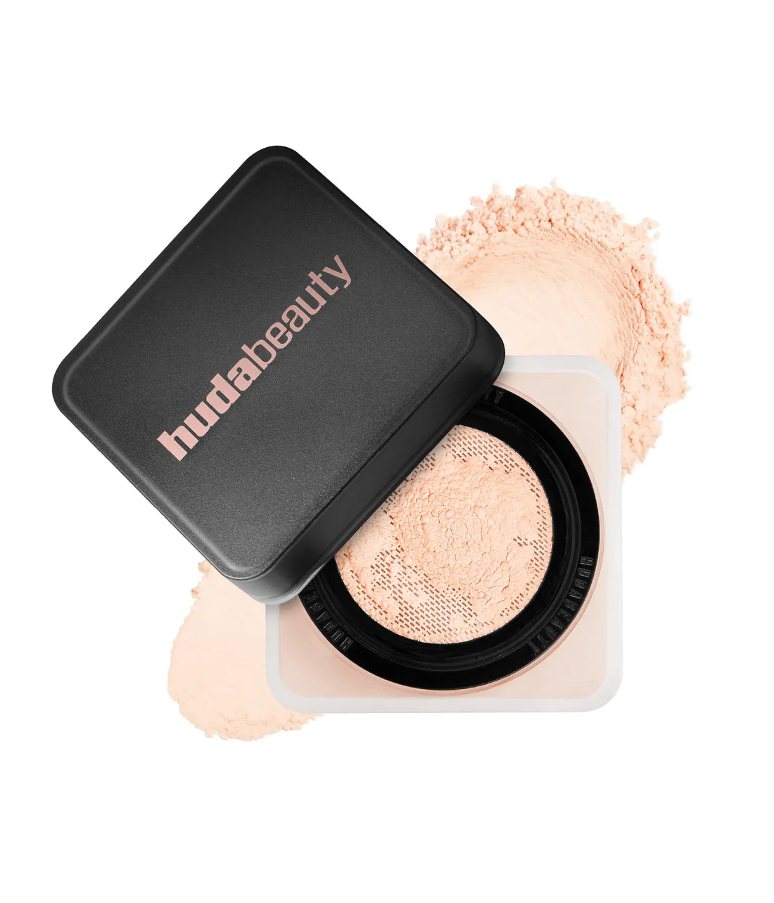 Huda Beauty Easy Bake Loose Baking and Setting Powder loose setting powder packaging