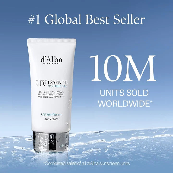 d'Alba White Truffle Waterfull Essence Sunscreen SPF 50+