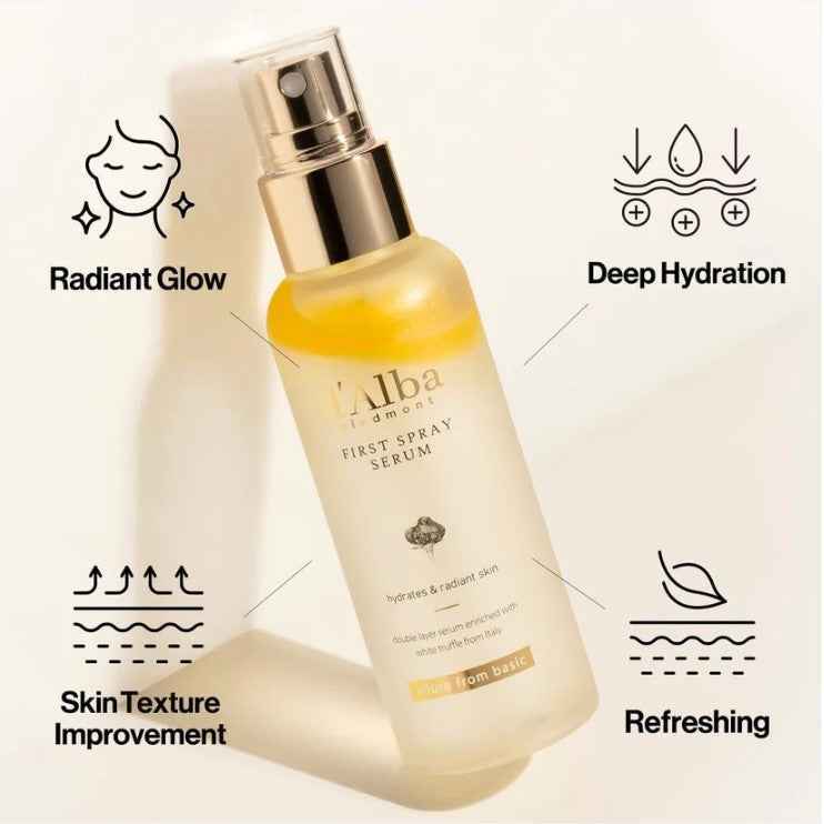 d'Alba White Truffle First Spray Serum - 50ml - The Powder Room
